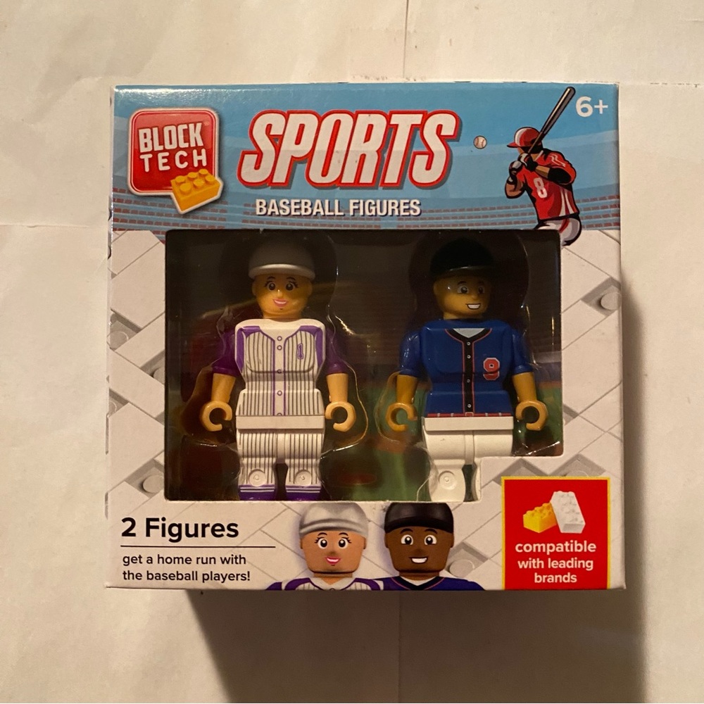 Blocktech Sports Baseball Figures 2 Pieces